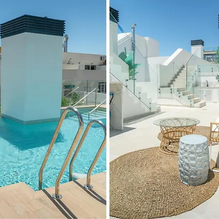 Stylish Urban Escape 2-bedroom With Rooftop Pool Lejlighed Estepona